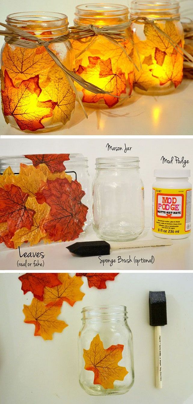 Fall Decor: Mason Jars