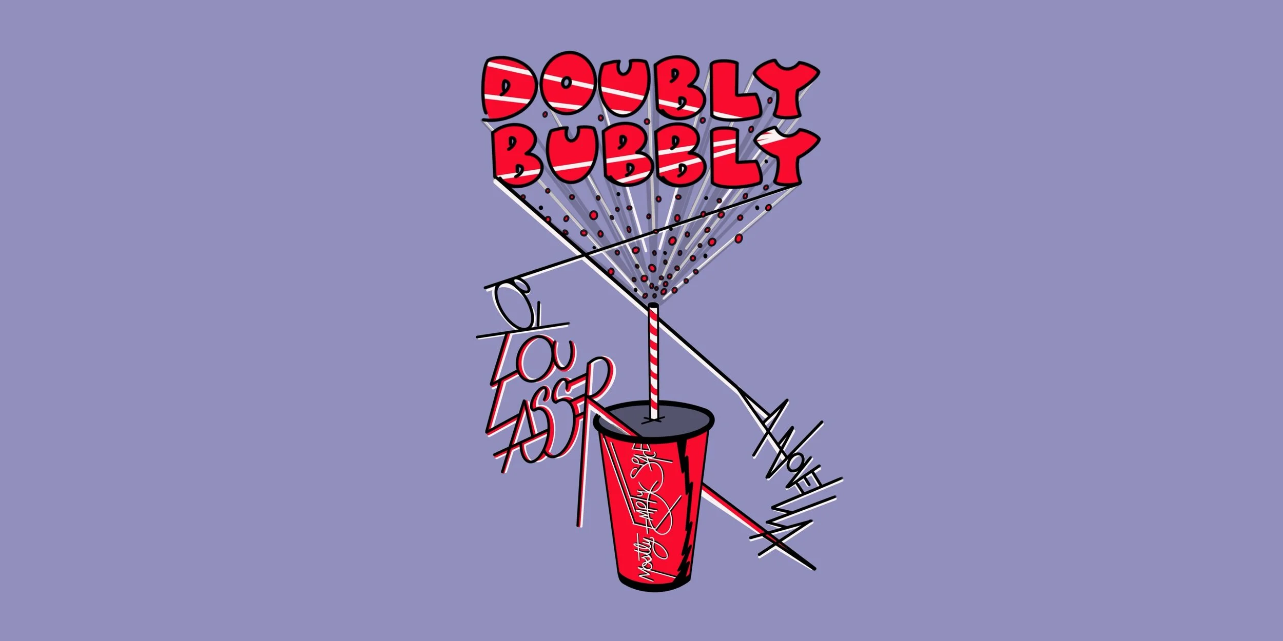 Doubly   Bubbly  is something that breaks all the rules. I mean, don’t you want it to? Anyway, it’s the kind of book that gets put in the corner, but also likes being there. It’s a twisty straw to your mind, a swervy brainstorm of vapidi