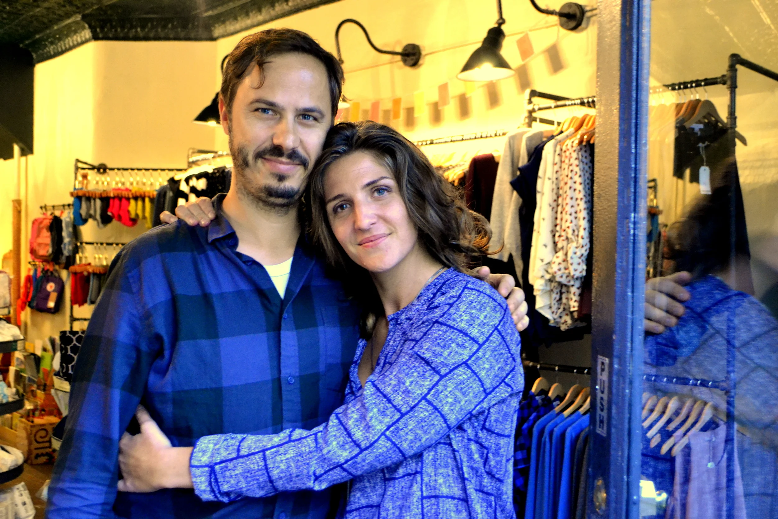 Adriane's husband also popped by the store during our chat