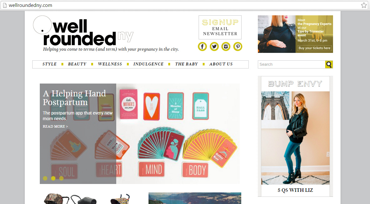 Well Rounded covers a number of topics, including one of my favs: #BumpEnvy @WellRoundedNY