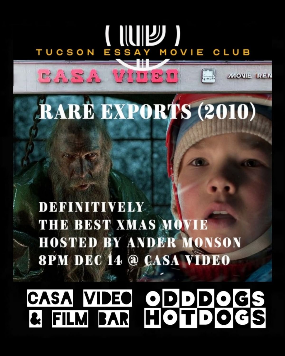 Sunday Night Movie!-Tucson Essay Movie Club- Rare Exports (2010)- Odd Doggs