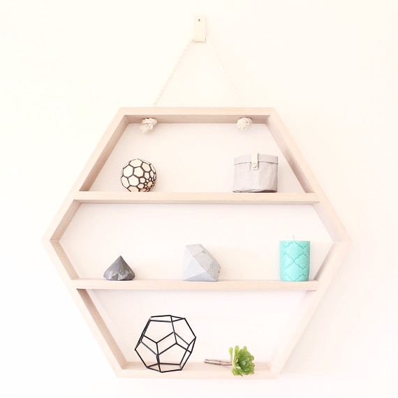 This hexagon shelf was a monty for my client - she bought it straight away!