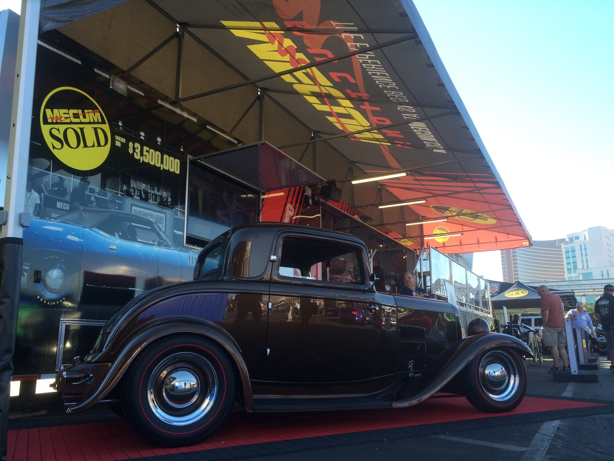 the last lobeck at the Mecum mobile experience at sema 2016