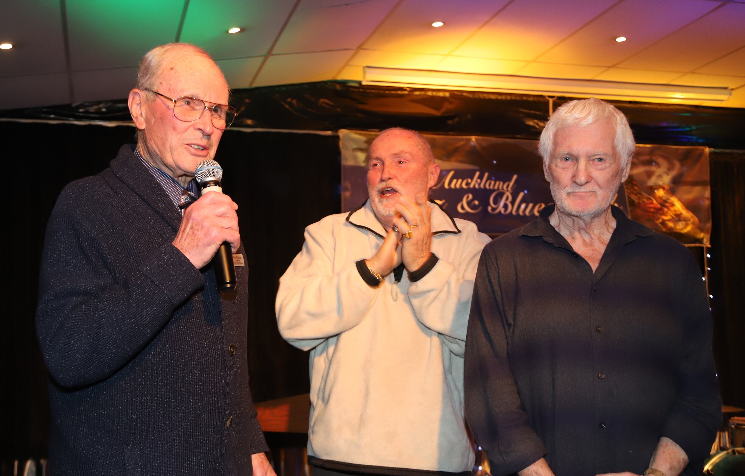 Merv Thomas, Pete McGregor - trustee, Mike Walker - president.