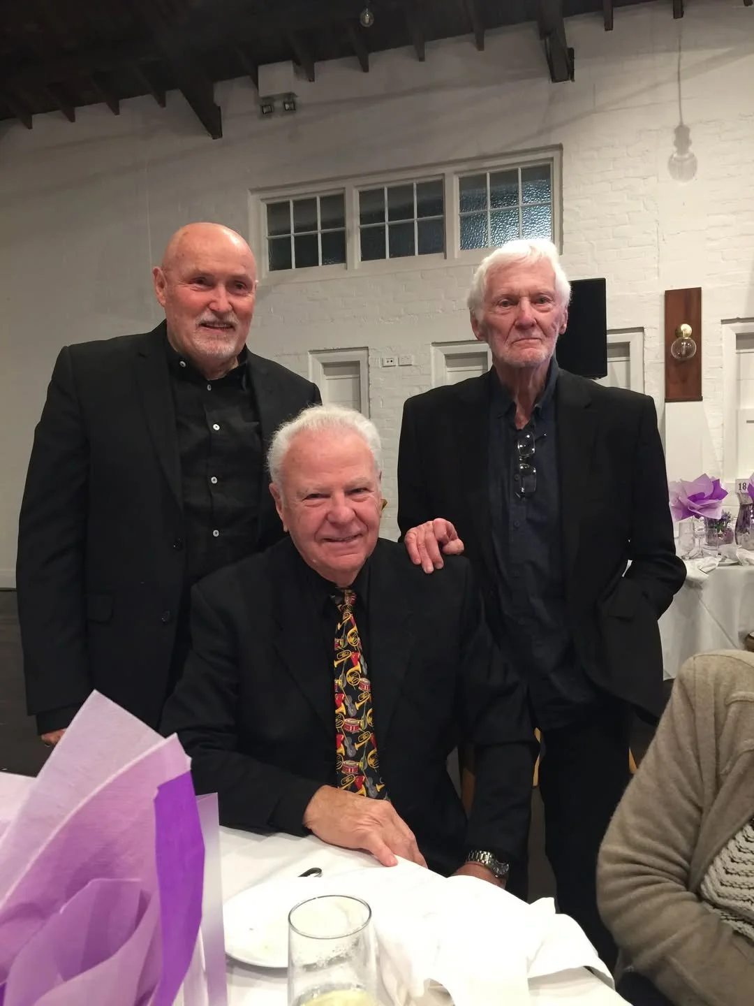 Bruce with Pete and Mike. 