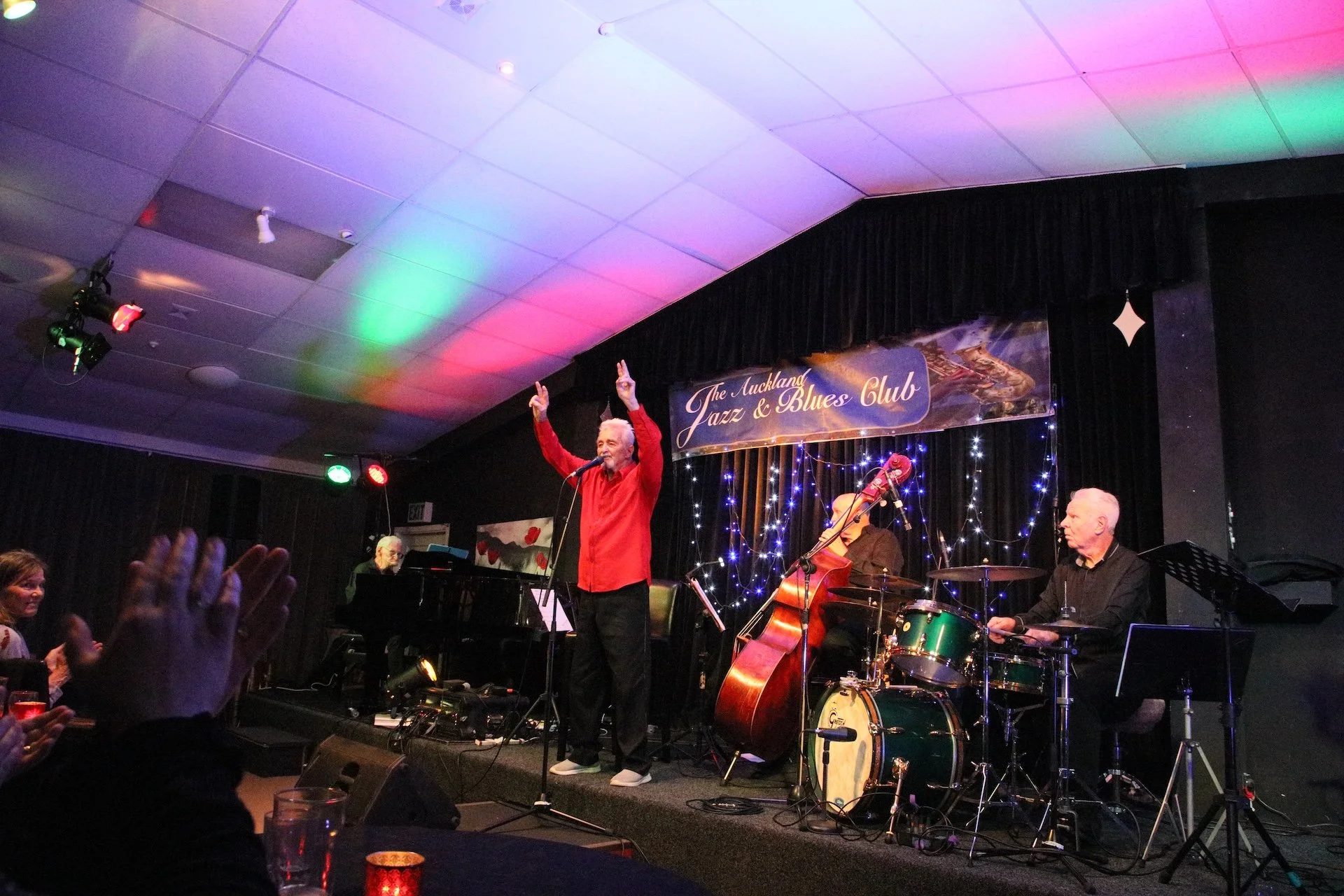Bruce with Ray Woolf, Mike Walker and Pete McGregor - 20-1-26 