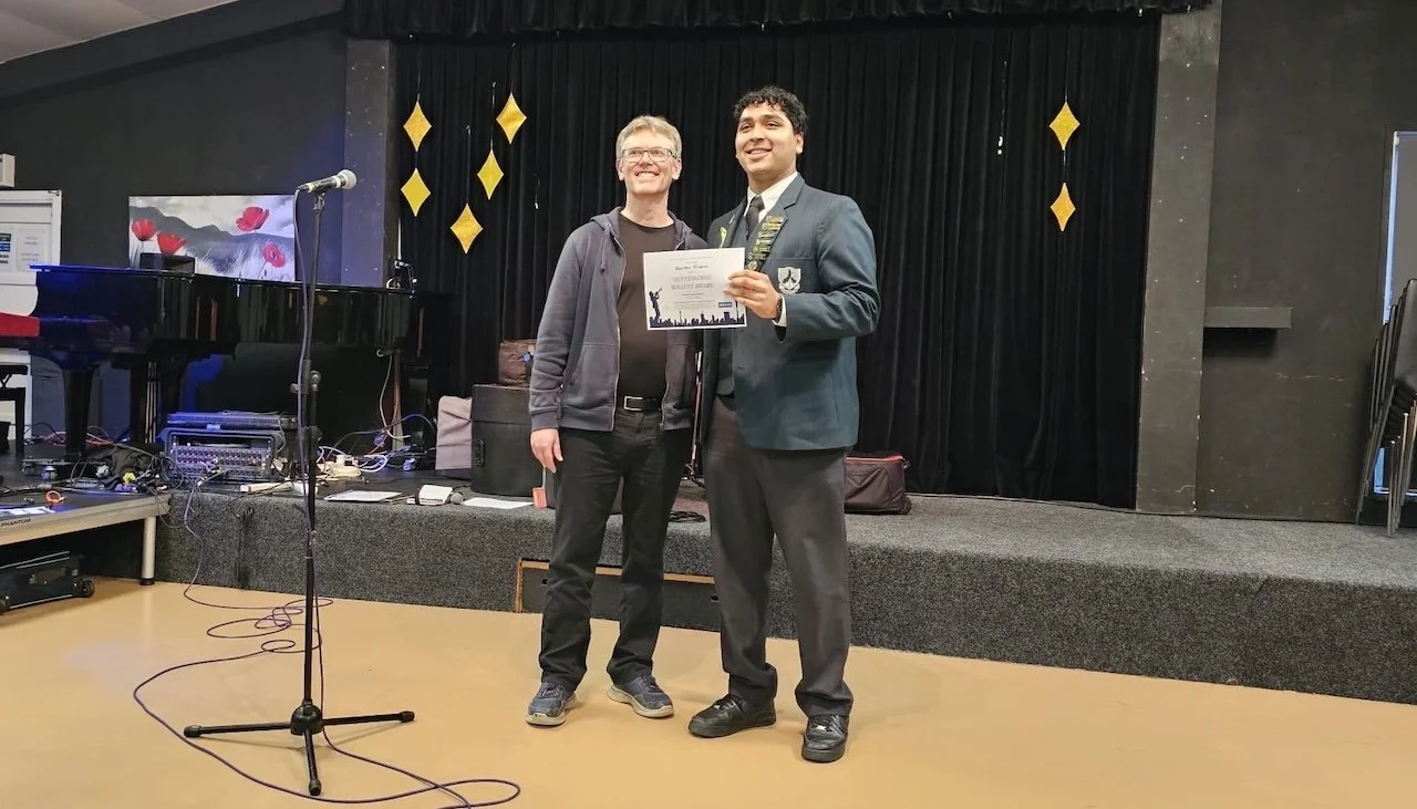 Ashton Silveira - Outstanding Soloist Award (Lynfield College)