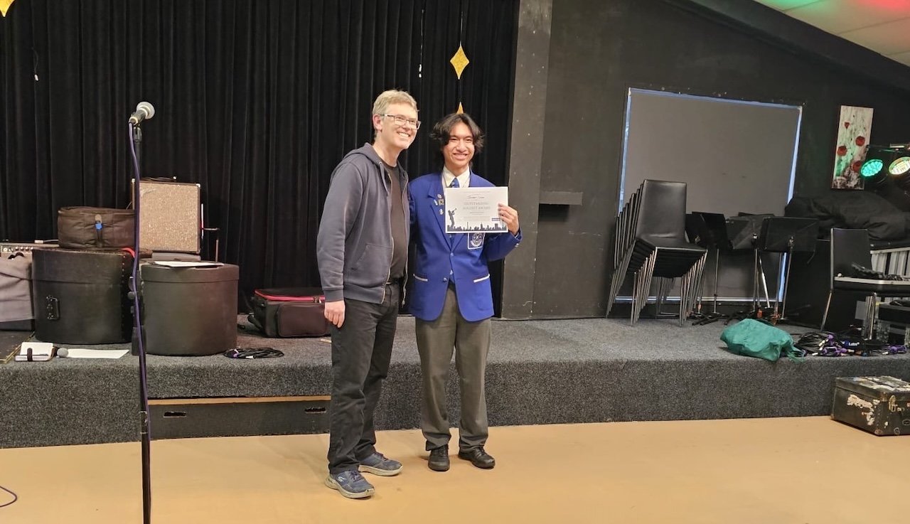 Jaden Lee - Most Outstanding Soloist Award (St. Kentigern College)