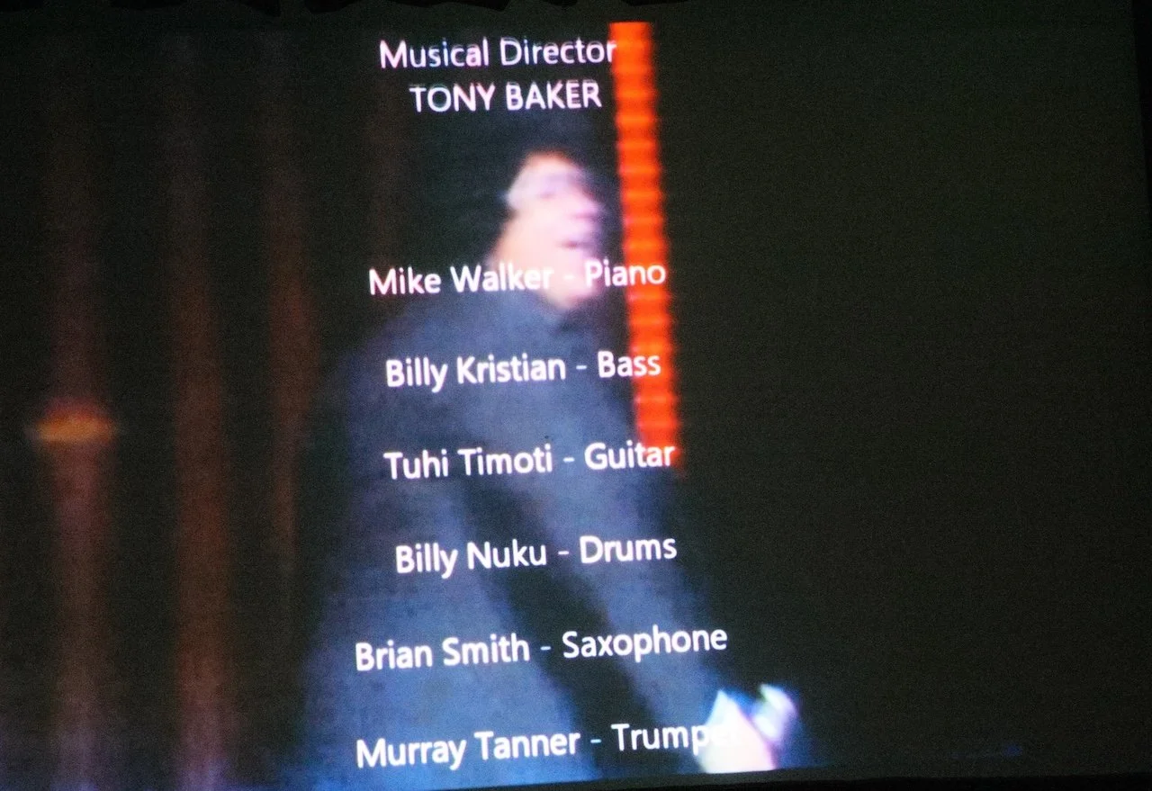 Ricky May - Mandalay concert - 1983. (photo from video shown during concert.)