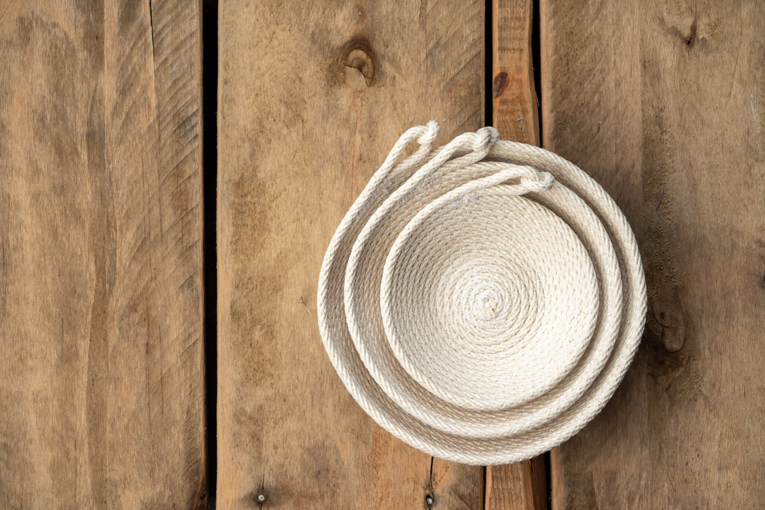 DIY Coiled Rope Basket Kit Nesting Bowls Kit — The Mountain Thread
