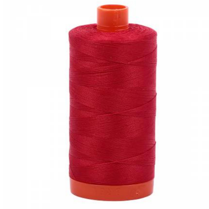 50wt Aurifil Thread - Red #2250 - 1422 Yard Spool — The Mountain Thread  Company (TM)