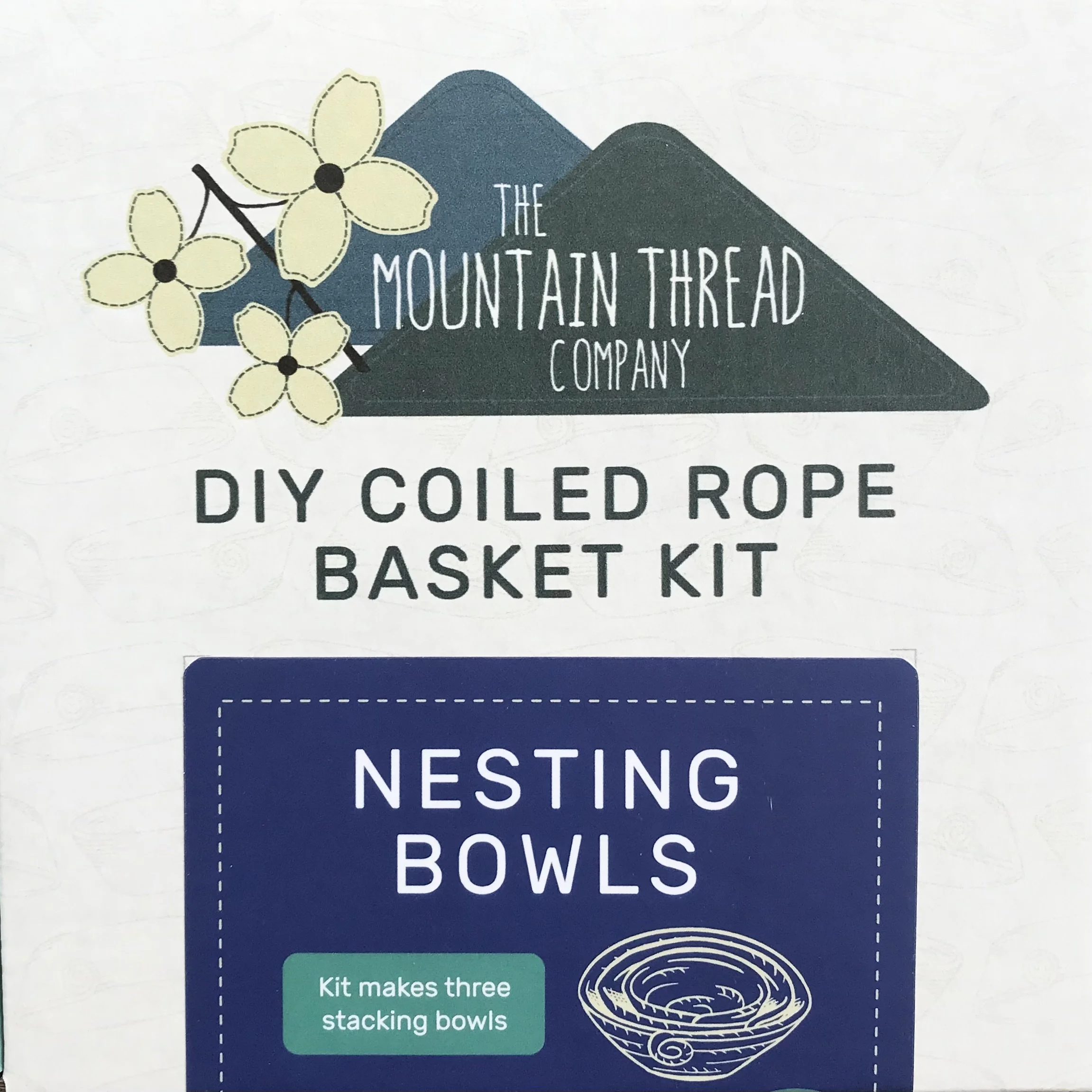 DIY Coiled Rope Basket Kit Nesting Bowls Kit — The Mountain Thread