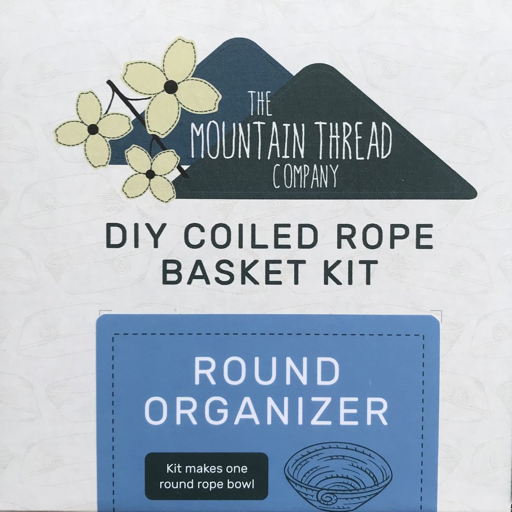 DIY Kit - Round Organizer Bowl - Coiled Rope Basket Kit — The Mountain  Thread Company (TM)