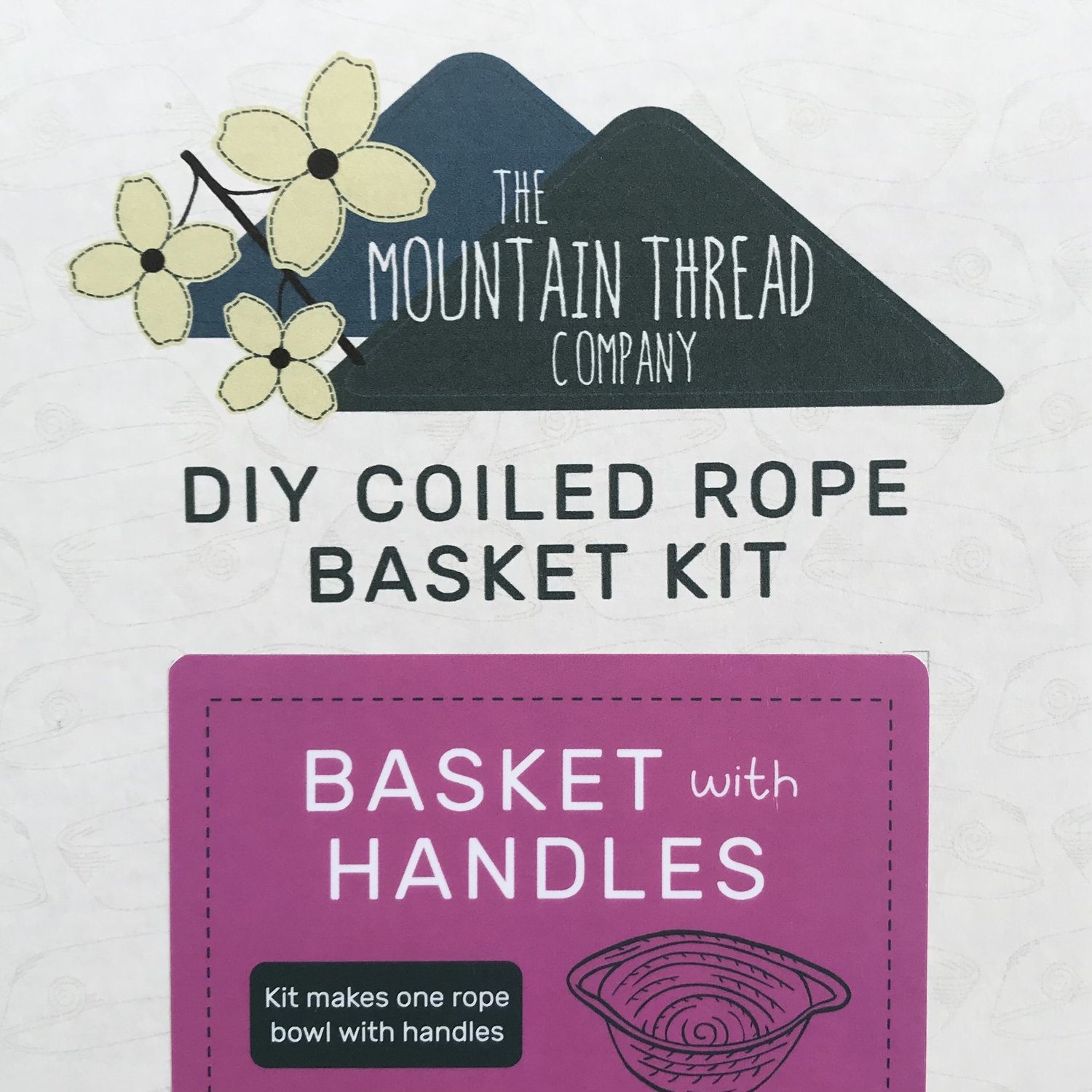 Rope-Handled Basket Weaving Kit for Beginners