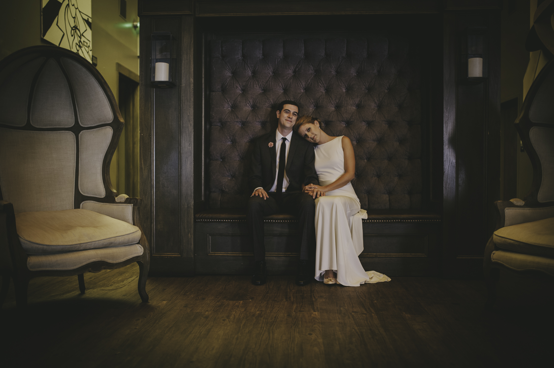 bride and groom the architect bar and social house interior