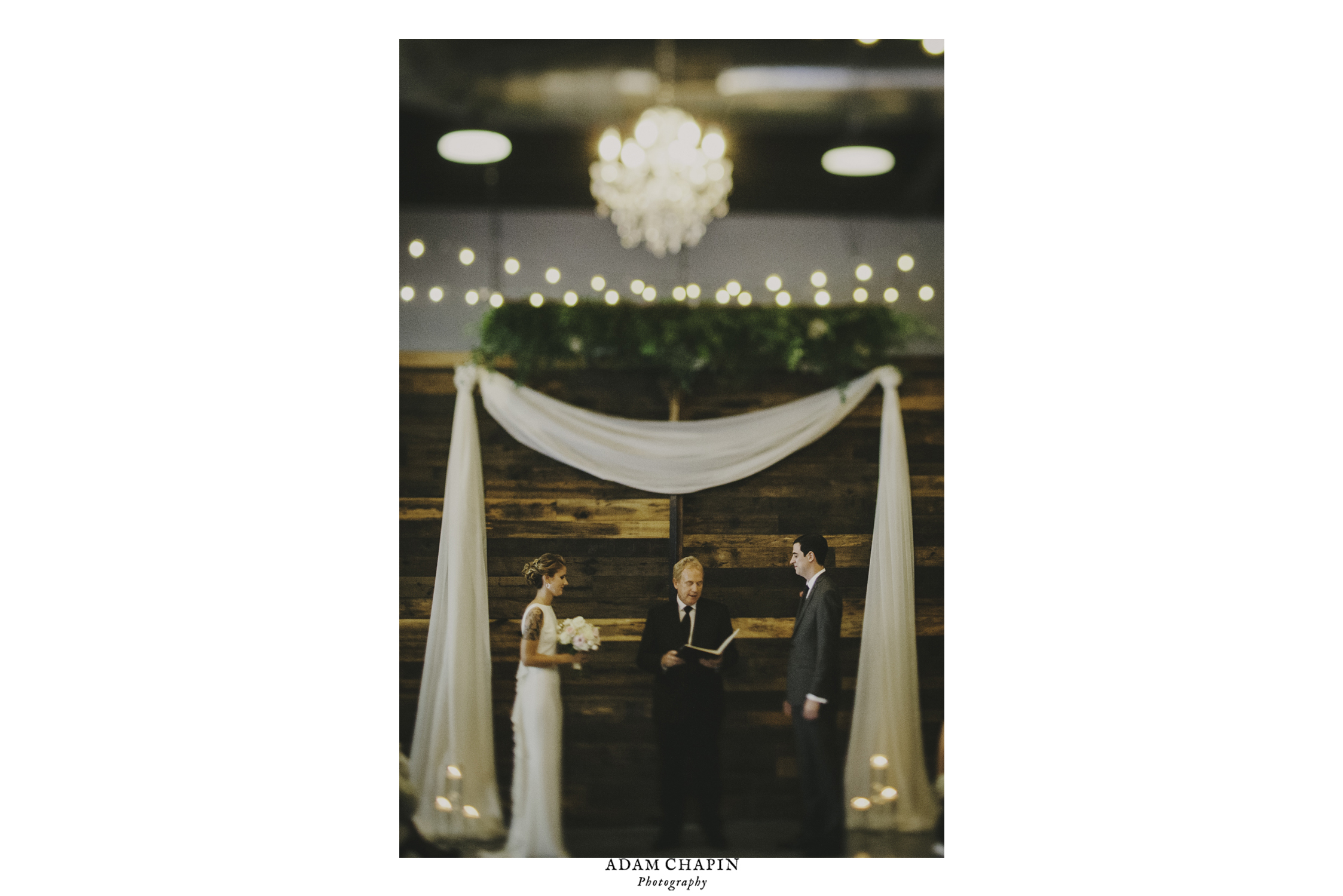 wedding ceremony at 214 martin raleigh nc