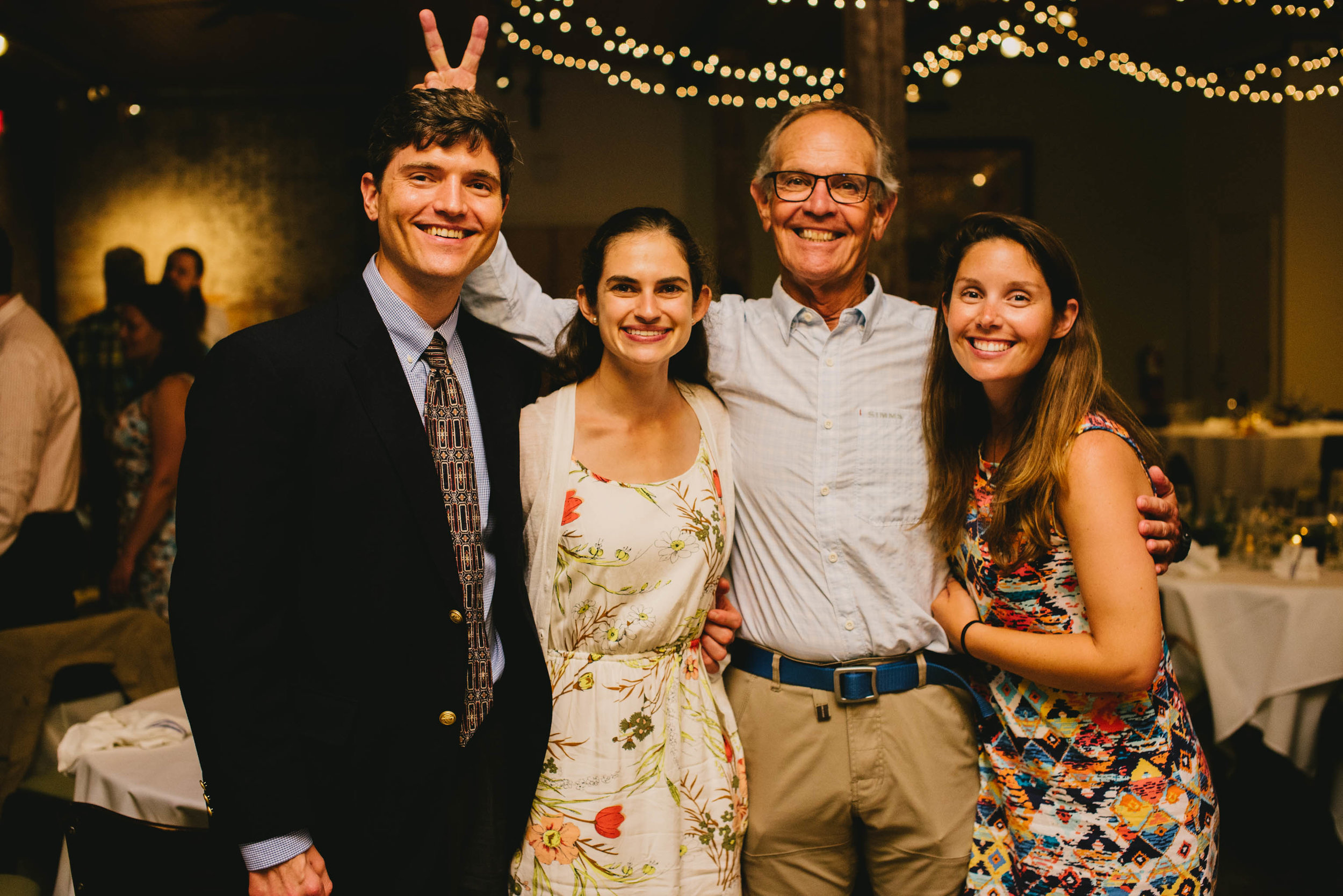 guests of Jiddi Space and Courtyard Wedding at Sitti Restaurant pose for photo
