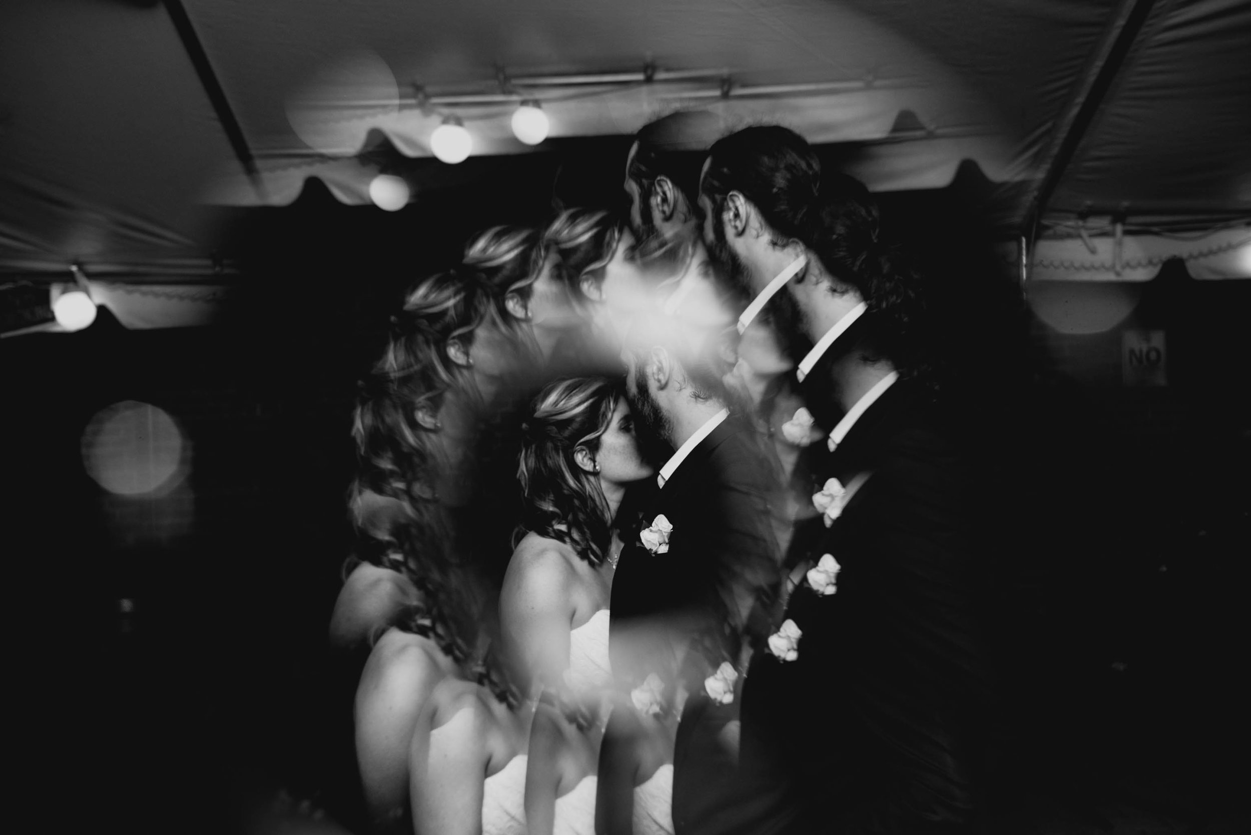 bride and groom dancing at their Jiddi Space and Courtyard Wedding at Sitti Restaurant