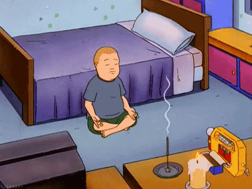 I try to avoid bringing incense to the gym, but sometimes you gotta set the mood. 