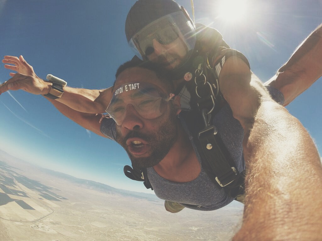 Skydiving = Healthy Adrenaline