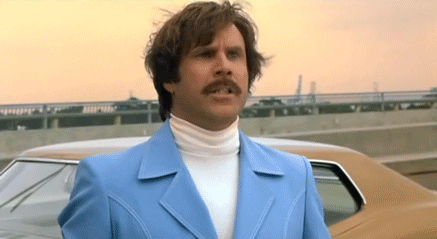 Ron Burgundy and I know a little thing about loss. Learn to appreciate the lessons: don't focus on your failures!