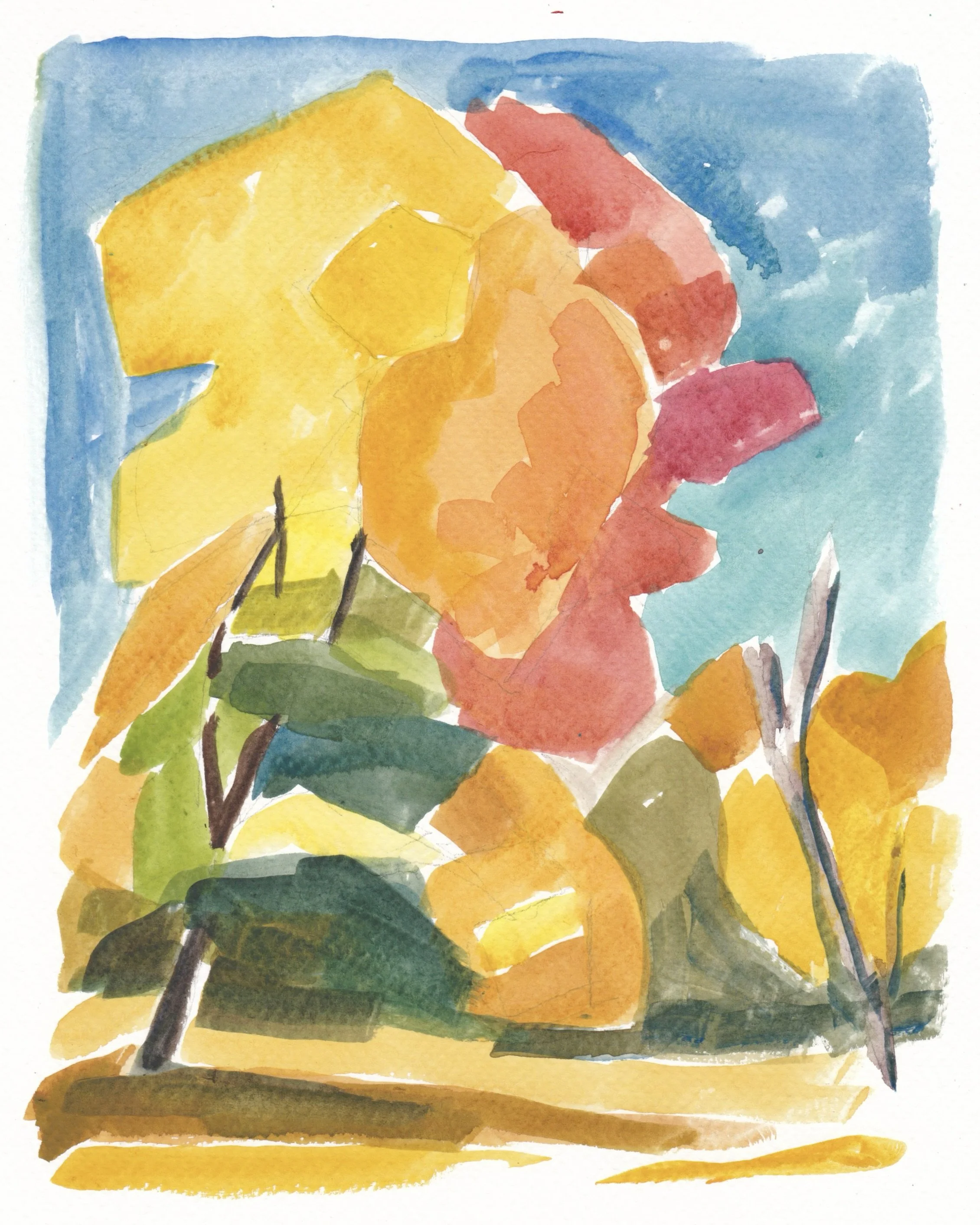 autumn leaves watercolor 8x10.jpeg