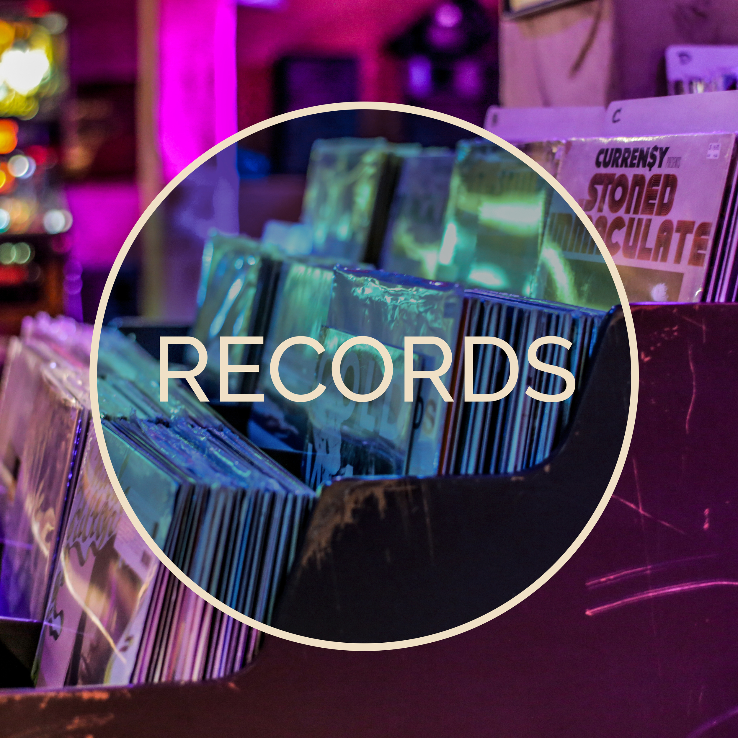 Check out our in-house record store