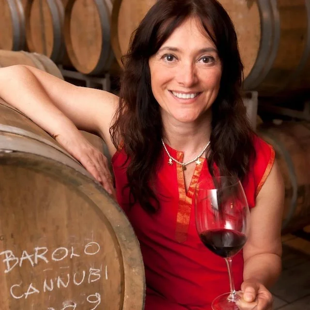 Chiara Boschis of E. Pira with 2022 Barolo Cannubi in Piedmont