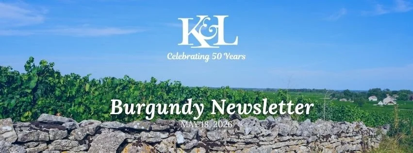 K&L Burgundy Newsletter focusing on the 2024 vintage of white Burgundy.