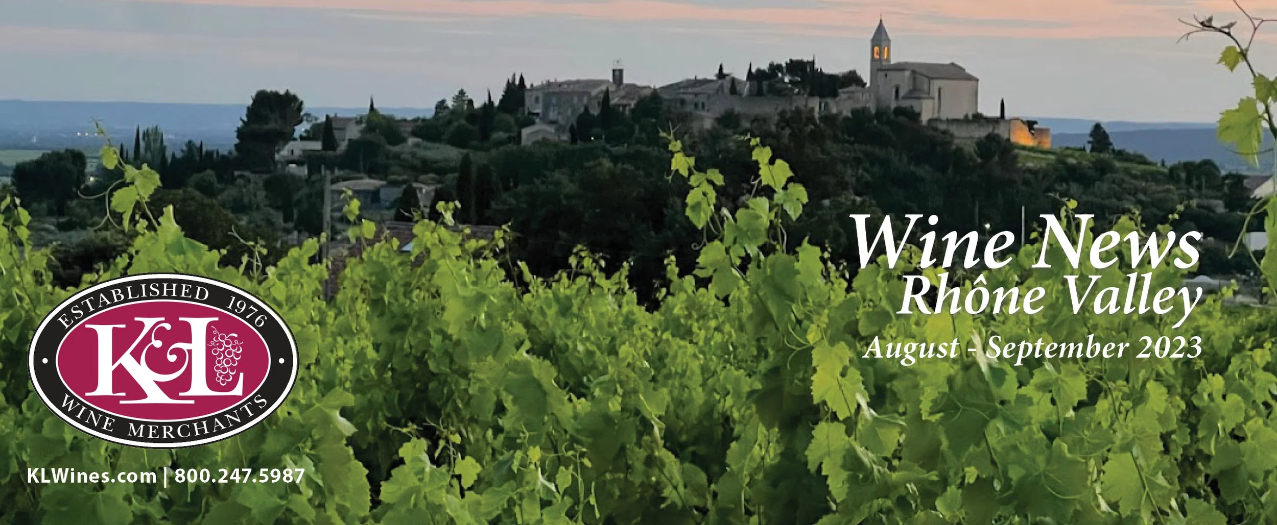 Wine News Rhone Valley August - September 2023