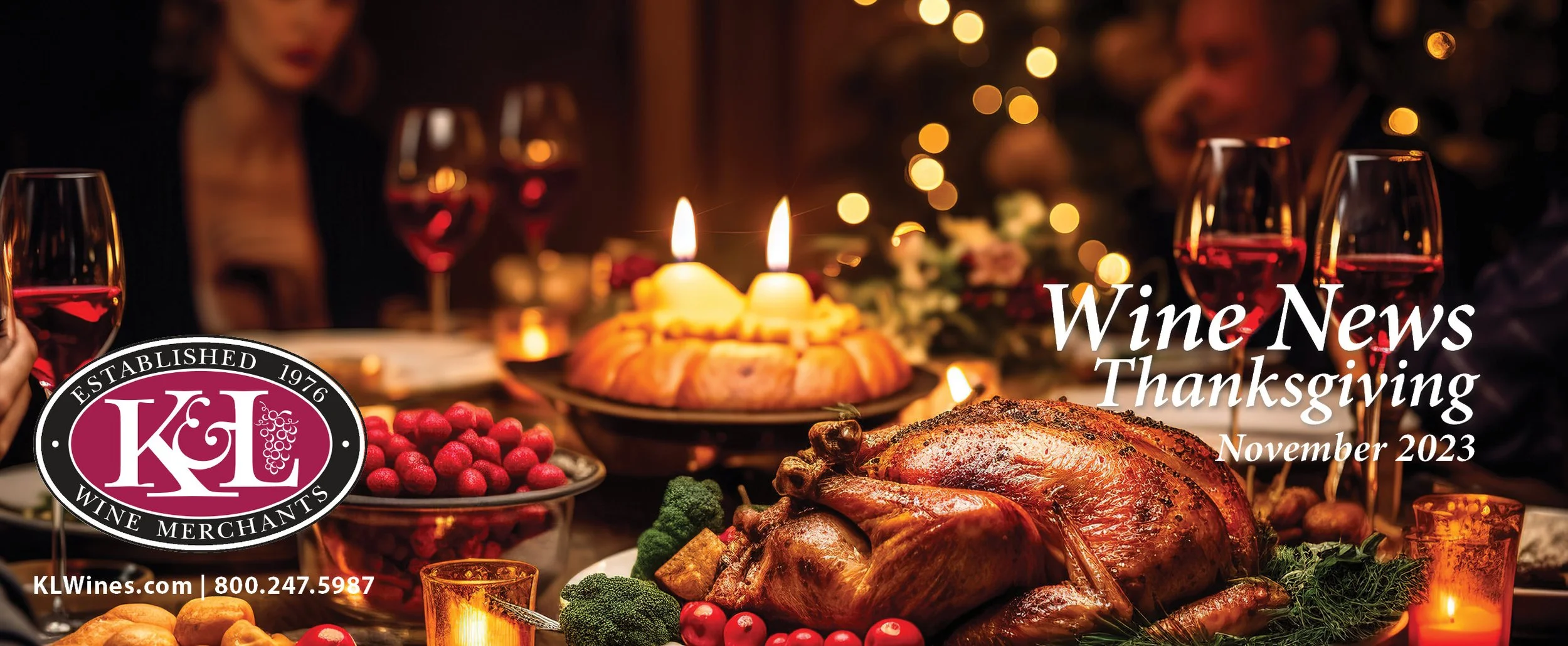 K&L Wine Merchants Wine News Thanksgiving 2023