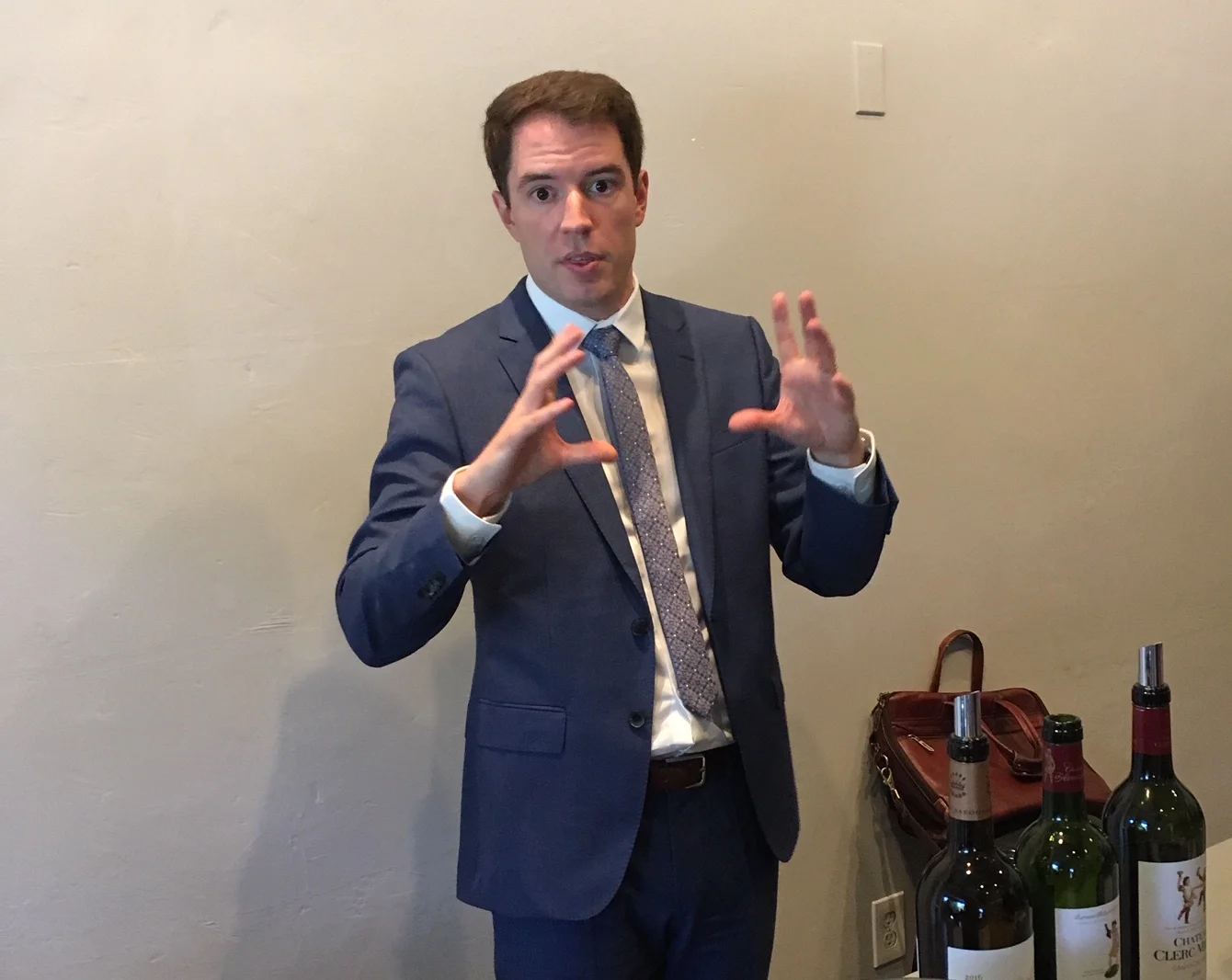 A Very Special Visit from Mr. Florent Fresse of Mouton Rothschild