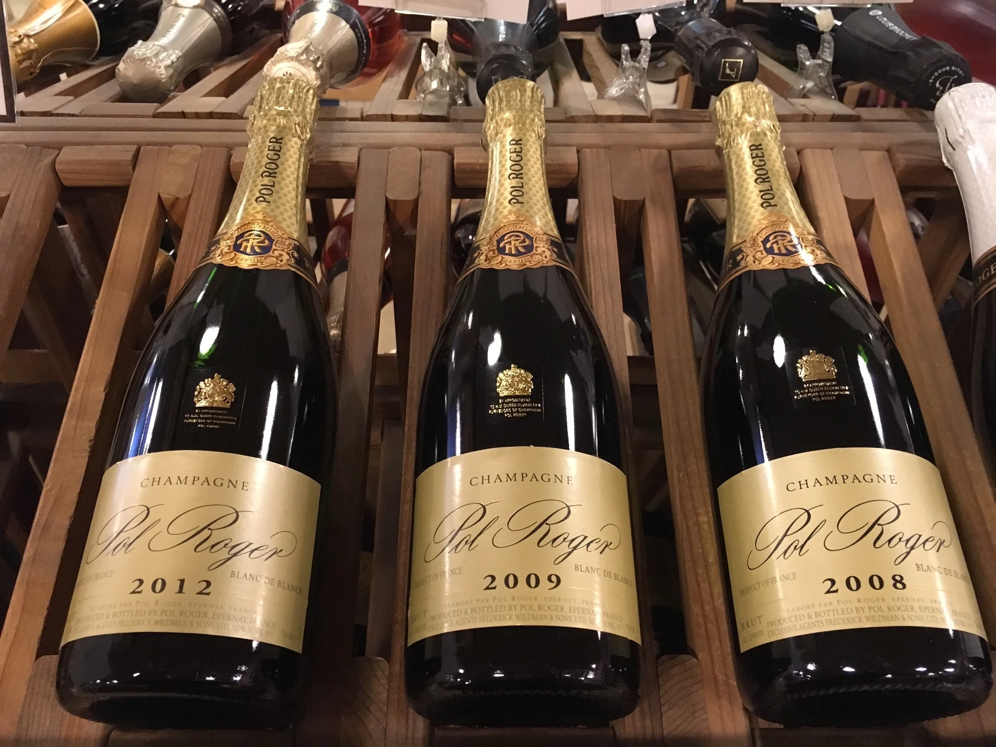 Three Vintages of Pol Roger