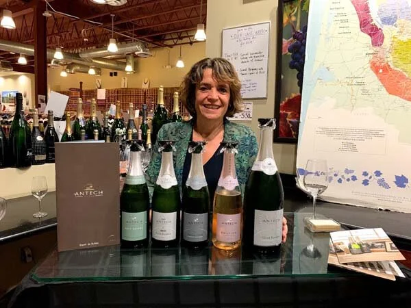Françoise Antech visiting K&amp;L Hollywood in 2019.