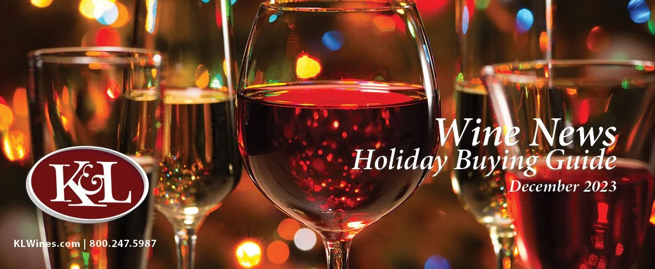 K&L Wine Merchants Wine News Holiday Buying Guide December 2023