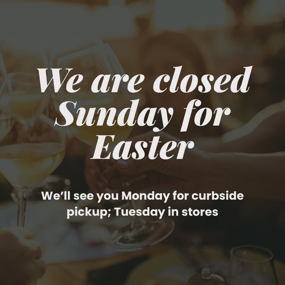 We hope everyone has a Sunday filled with good food, good company, and good drink!

#klwines #closedforeaster #happyeaster