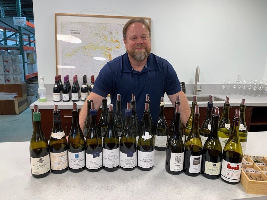 Burgundy Buyer Alex Pross has been making the rounds to all 4 stores this week to pour some fantastic wines for the staff and get us prepared for Burgundy mania this weekend. Burgundy will be flowing both Friday and Saturday, with some special top-sh