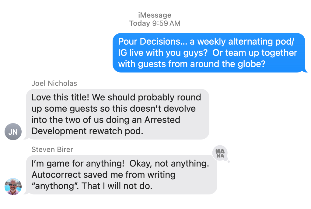 Pour Decisions