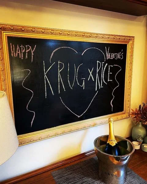 Krug X Rice for Valentine's Day with K&L Wine Merchant's Champagne Buyer Gary Westby