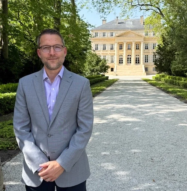 K&L Wine Merchants' Bordeaux Wine Expert Ryan Moses at Chateau Margaux at En Primeur for the 2025 Futures