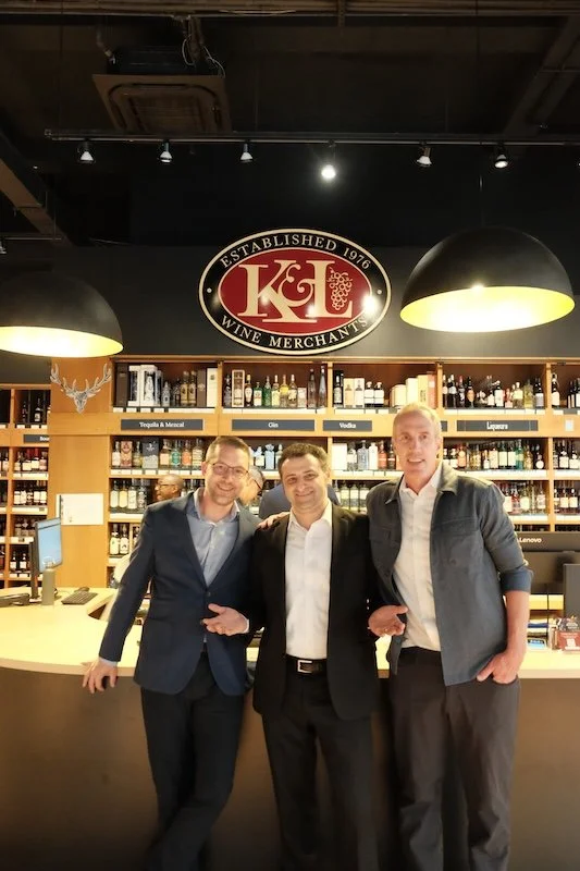 The K&L New York team at the store at 270 Madison Avenue.