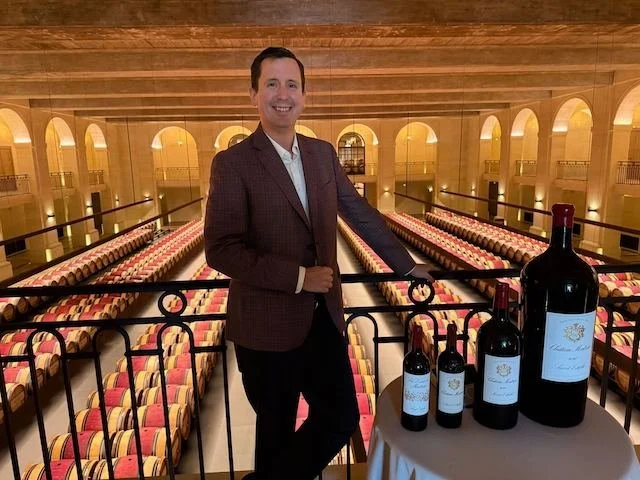 Wine expert Scott Turnbull at Chateau Montrose