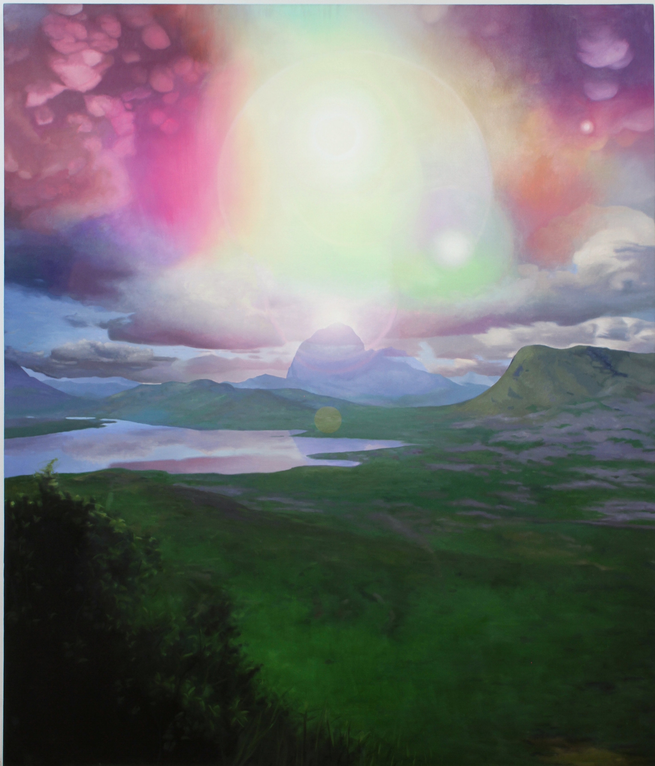 Sky Phenomenon, oil on canvas, 82"X 60" 2005-12