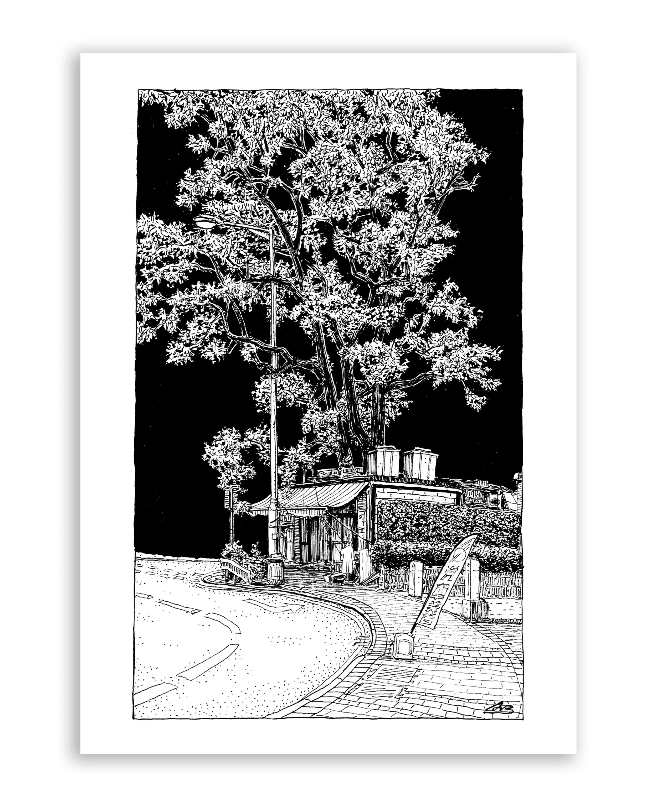 "Wong Chuk Hang" (Signed Print)