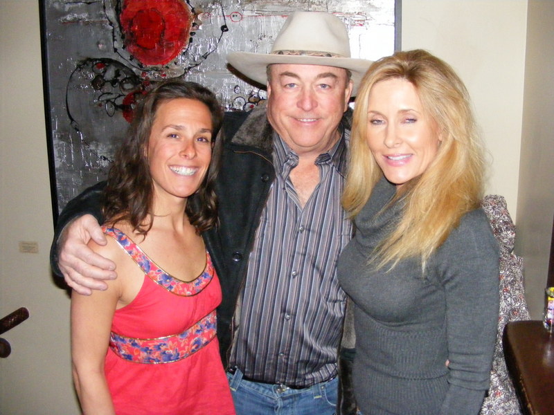 Betty with Tom & HILARY Sims, the pioneer of Snowboarding!