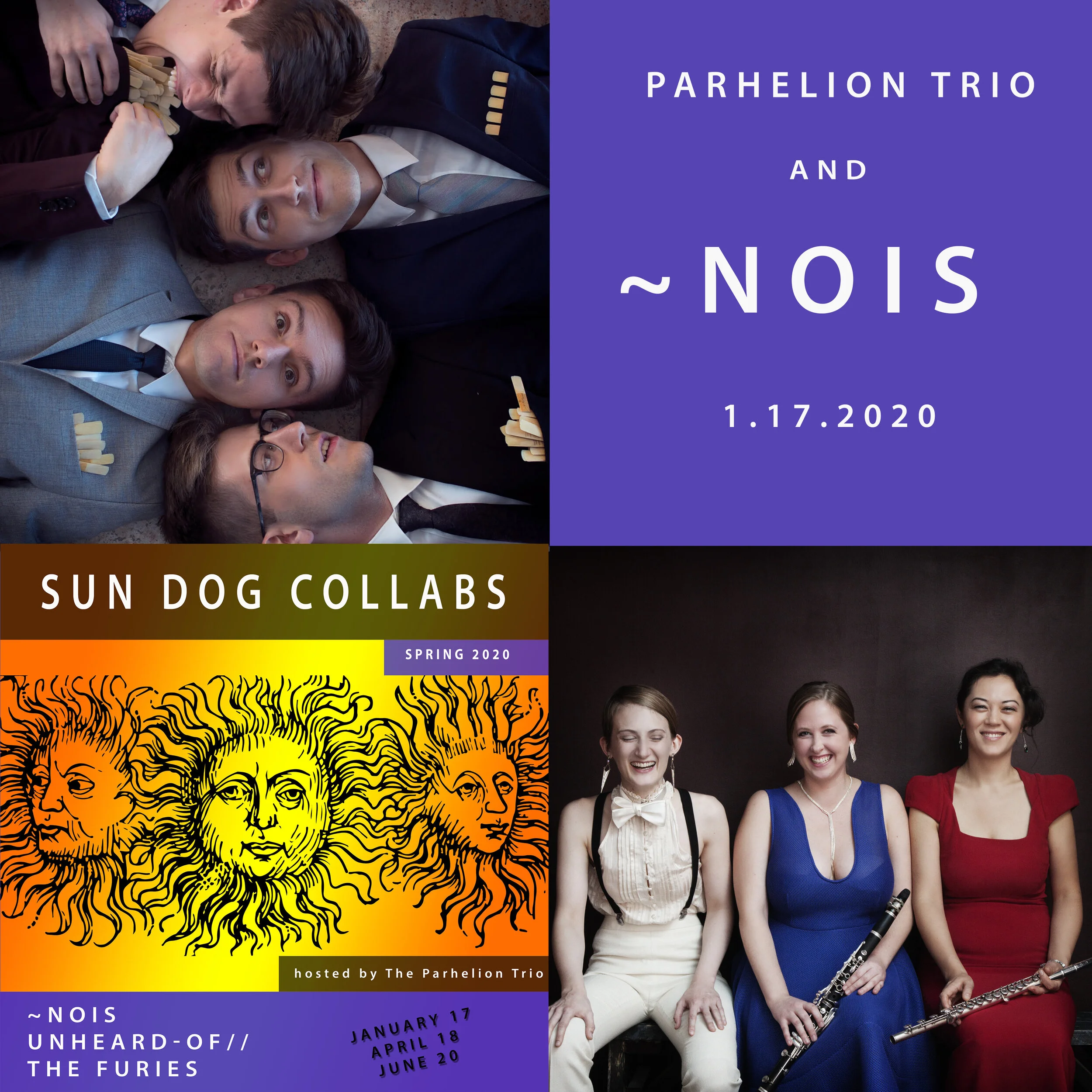 Sun Dog Collabs presents: Breaking Consciousness with ~Nois and The Parhelion Trio