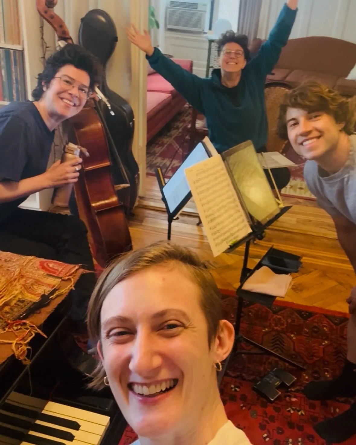 Looking forward to playing at @expressnewark tonight with these amazing folks 🎶✨ @chamberqueer @goodhelpdanielle @biberoni @theoespy and I are excited to present Clara Schumann&rsquo;s iconic (and oft-neglected) piano trio; chamber works/songs by Ev