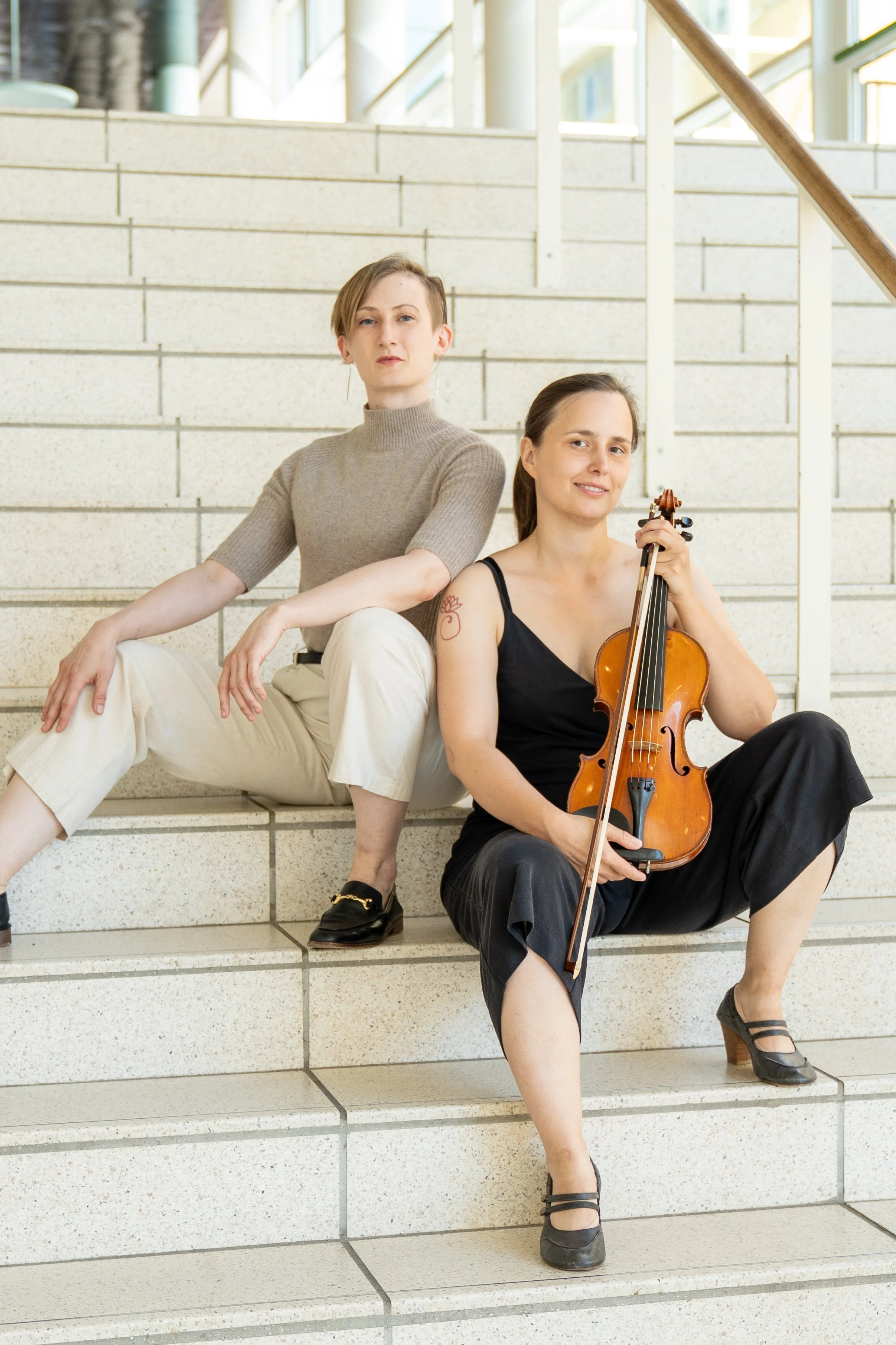 Aegira Duo,  Anne Sophie Andersen (violin) and Andrea Christie (piano)