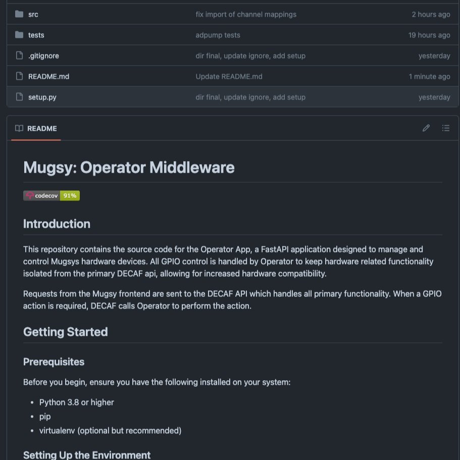 Update: Operator Middleware