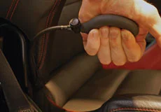 Lumbar support hand pump